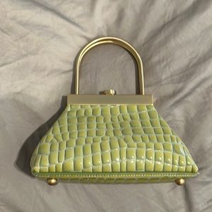 CULT GAIA FAUX CROC HANDBAG
